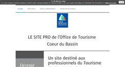 Desktop Screenshot of pro-coeurdubassin.com