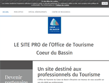 Tablet Screenshot of pro-coeurdubassin.com